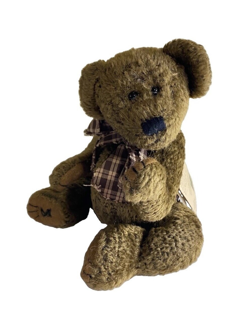 Vintage Boyds Bear “Scruffy Beariluved”9” Tall Filled With Pellets